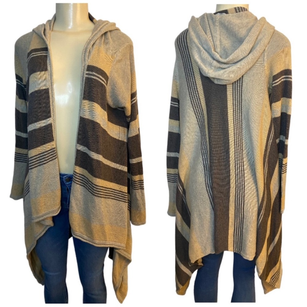Athleta cardigan sweater wrap with a hood
